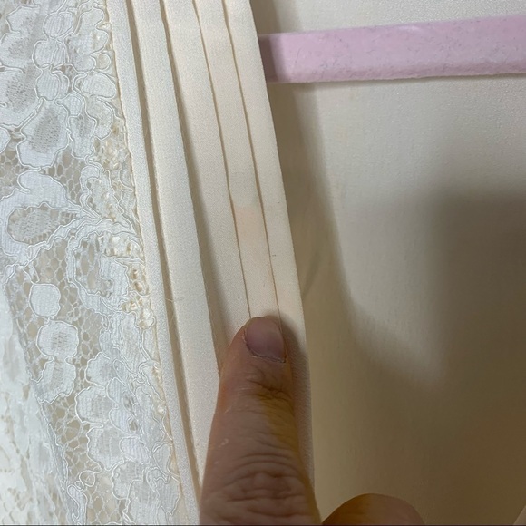 A.Brand Cream Lace Overlay Mini Dress - Picture 10 of 16